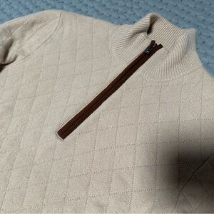 Brooks Brothers Cashmere Diamond Pattern Sweater